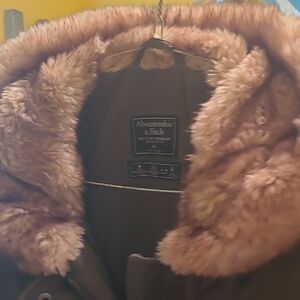 Abercrombie & Fitch Women's Tan Teddy Jacket